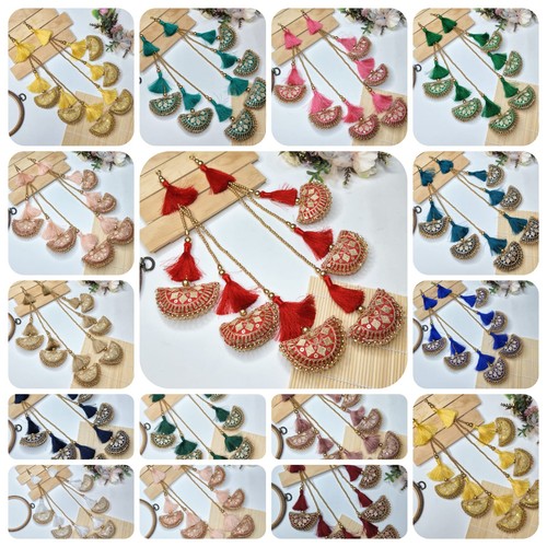 Embroidered multicolour latkan - embroidered,