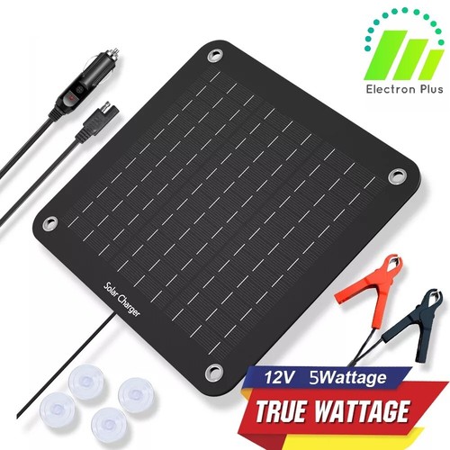 12v portable mono solar - 5w,