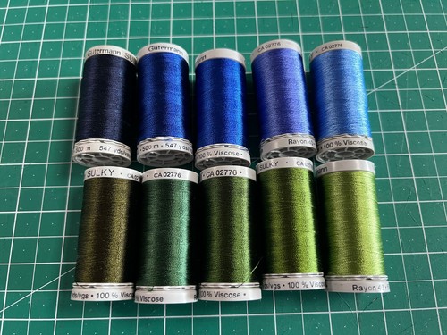 Ten 500m reels - ten, gutermann
