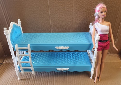 Blue plastic bunk bed ladder - plastic,