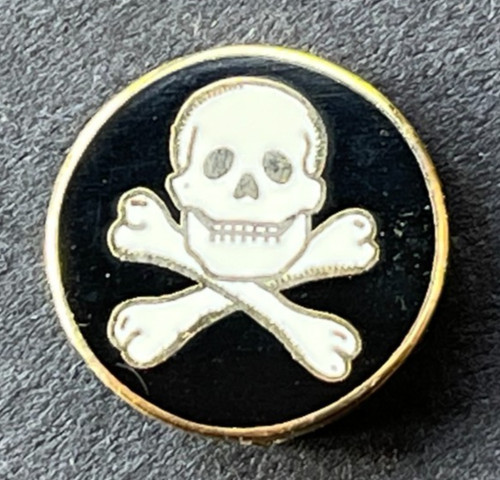 Motorcycle pin badge - badge, and