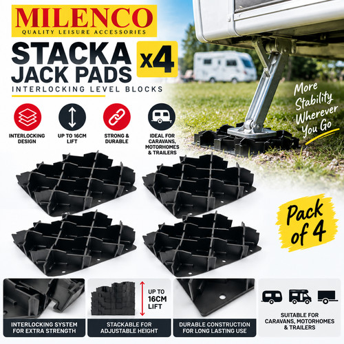 Milenco stacka jack pads - milenco,