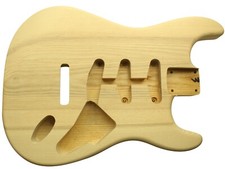 Raw ash Stratocaster body