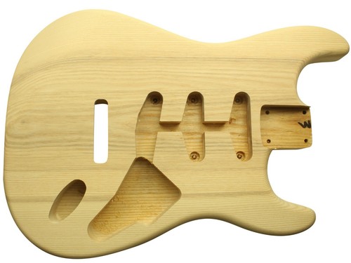 Raw ash stratocaster - raw,