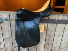 kieffer dressage saddle 17inch, black, 6inches D-D ring