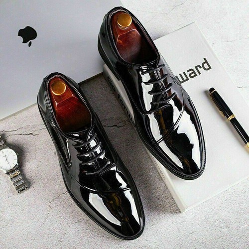 Men formal lace patent - lace,