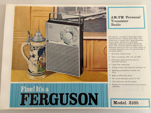 Ferguson model 3164 three band - model,