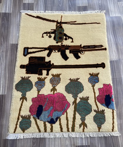 79x61cm handmade rug - 79x61cm,