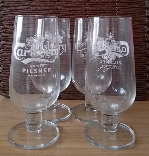 Carlsberg pint glasses 4 - carlsberg,