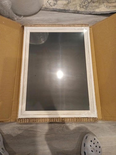 Vintage white framed