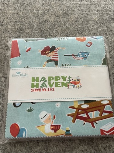 Riley blake happy haven 5 - happy, 5"