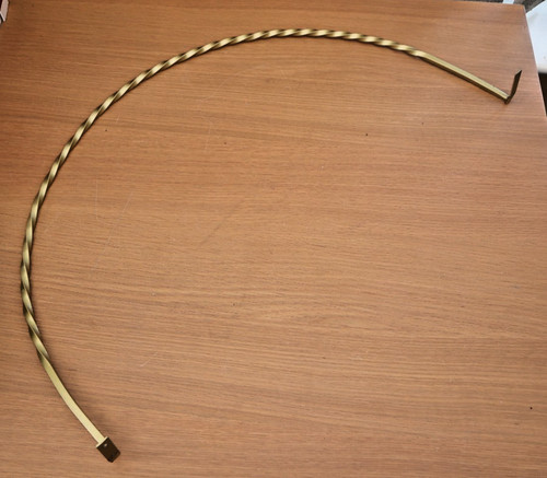 Vintage gold tone twisted - vintage, gold‑tone