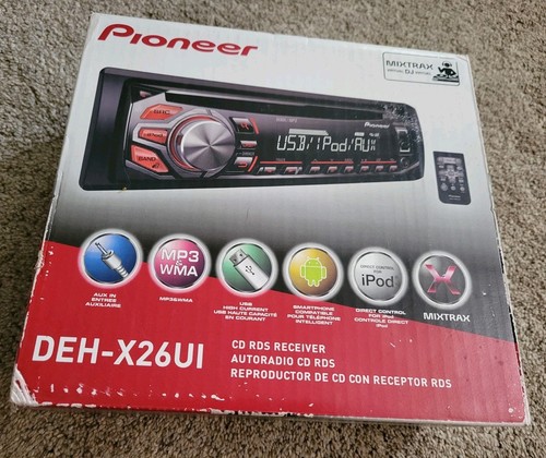 New pioneer deh - deh-x26ui, cd
