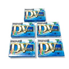 5x Maxell MiniDV Video Tape