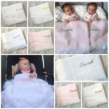 ⭐ Personalised Baby Shawl