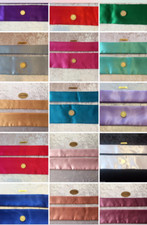 76" SILKY SATIN SELF-TIE SASH