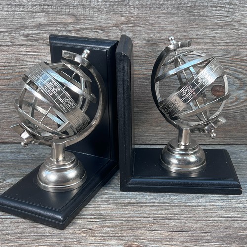 Pair armillary sphere - a,