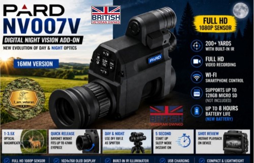 Pard 007v scope 16mm lens - 007v,