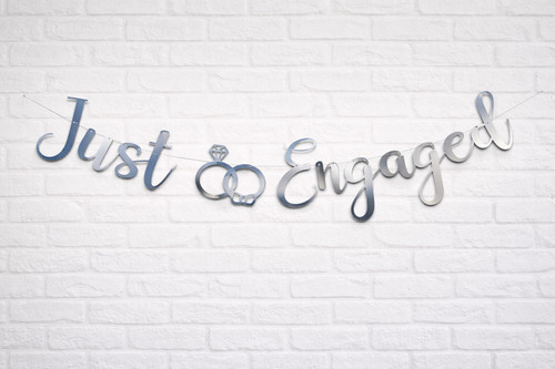 Just engaged banners - engaged, |