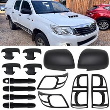 Body Kit Tail HeadLight Cover Mirror Cap Handle Guard For Toyota Hilux 2012-2015