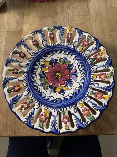 Alcobaca portugal large plate - alcobaca,