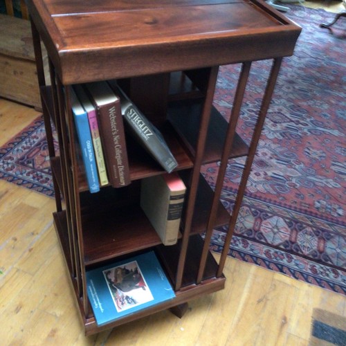 Vintage walnut revolving