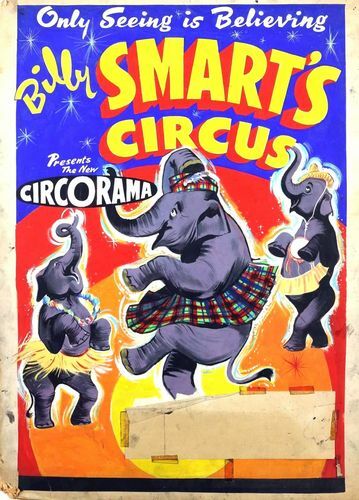 Vintage billy smarts circus - vintage,