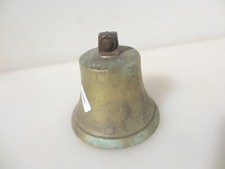 Victorian Brass Bell Ship Boat Old School Door Shop Antique Vintage 3.75"W