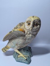 Vintage UCTCI Japan Ceramic  Barn Owl Figurine