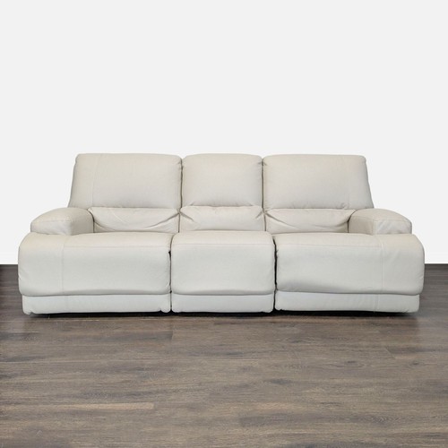 Ikea seat cream leather - ikea, 3-seat