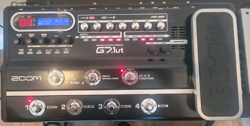 Zoom 1ut guitar effects - zoom, g7.1ut