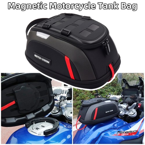 Magnetic motorcycle tank bag - tank,