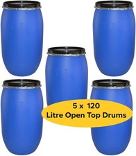 5 x 120L Litre Open Top