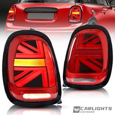 VLAND Red Full LED Tail Lights For Mini Cooper F55 F56 F57 2014-2022 Rear Lamps