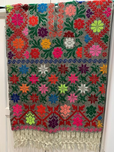 Vintage mexican mayan poncho - vintage,