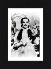 8X6 Mount JUDY GARLAND Signed