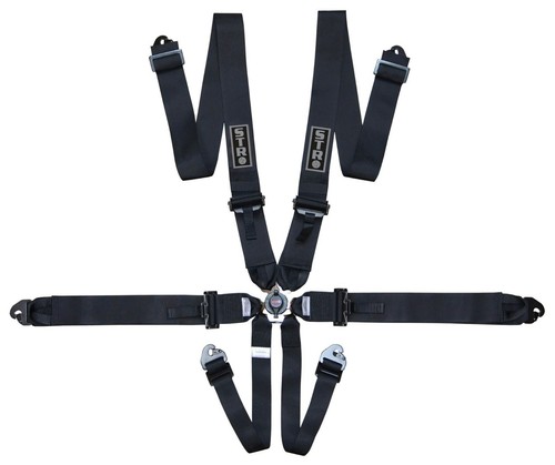 Point race harness fia - 6-point,