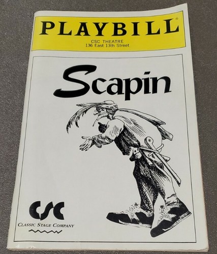 Scapin csc theatre playbill - -,