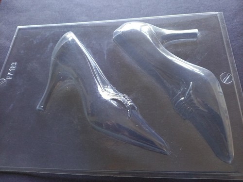 High heeled shoe - shoe, chocolate