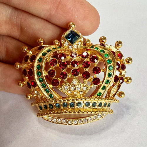 Vintage gold tone - gold, crown