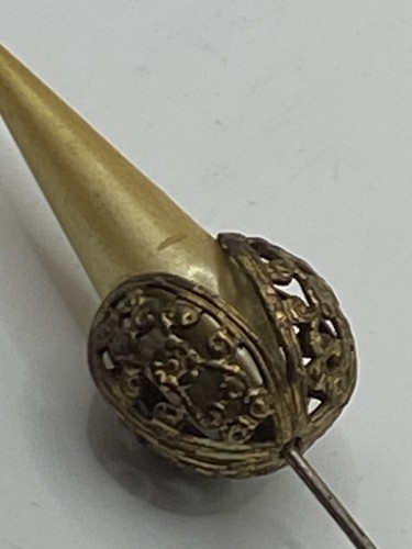 Stunning antique hat pin - antique,