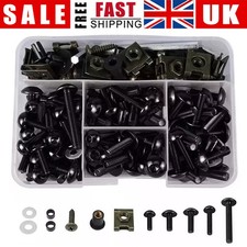 177Pcs Black Fairing Bolts