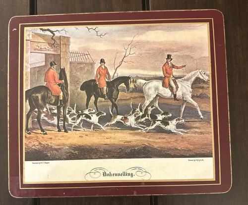 Lady clare fox hunting scene - fox,