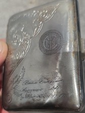 Antique Cigarette Case Italy Inter Milan 1910, Ermanno Aebi, Prima Categoria