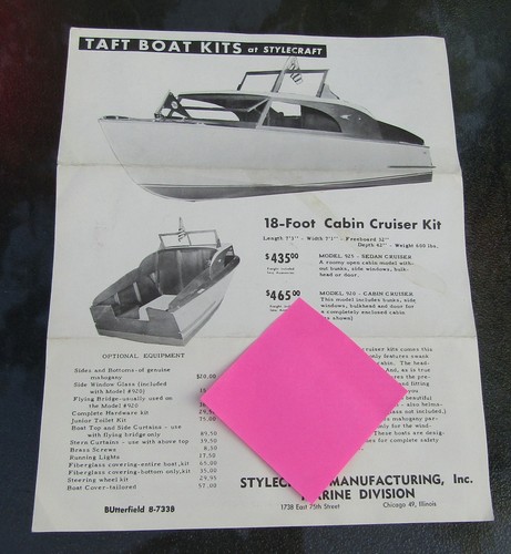 1960s taft boat - taft, at