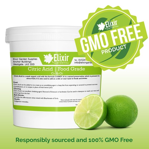 Anhydrous citric acid 500g - acid,