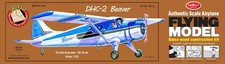 Guillow's Aereo Balsa DHC-2 Beaver tagliato al laser Scala 1:24