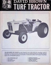 David Brown 990 UMU Tractor Brochure 1961 Industrial Turf Loader Backhoe Specs