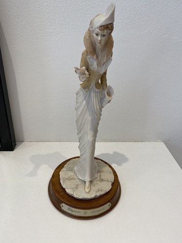 Three vintage lady figurines - lady,