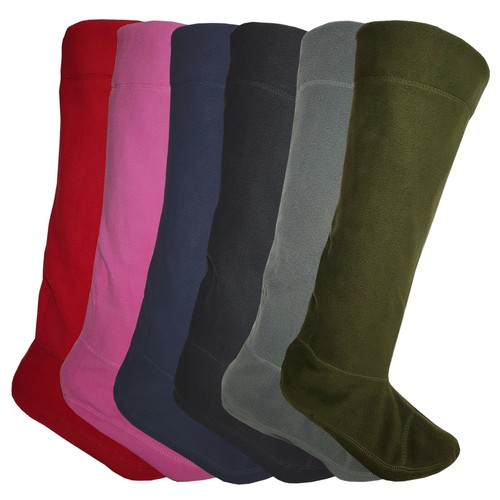 Mens womens fleece welly socks - welly,